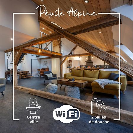 Superbe Loft - Situ Sur La Place Centrale Barcelonnette Extérieur photo